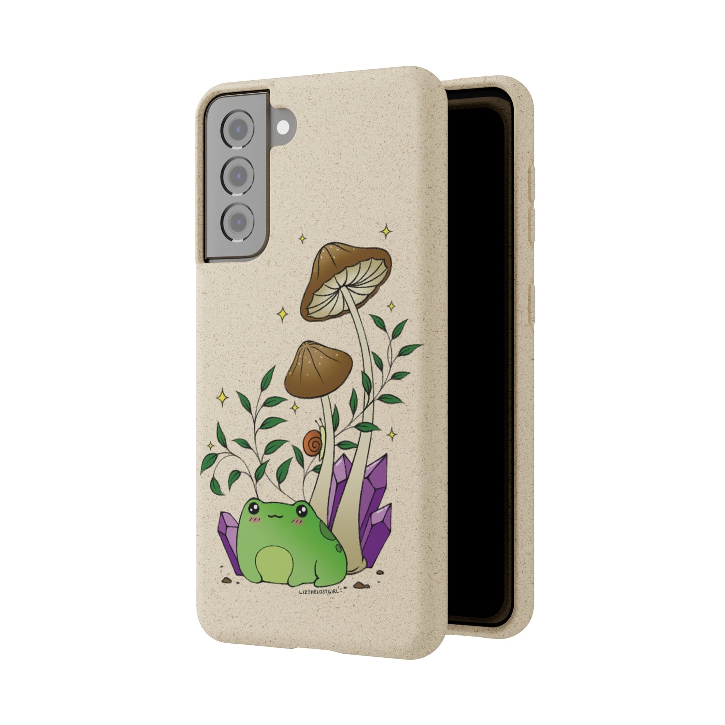 Froggy & Mushroom Biodegradable Phone Case